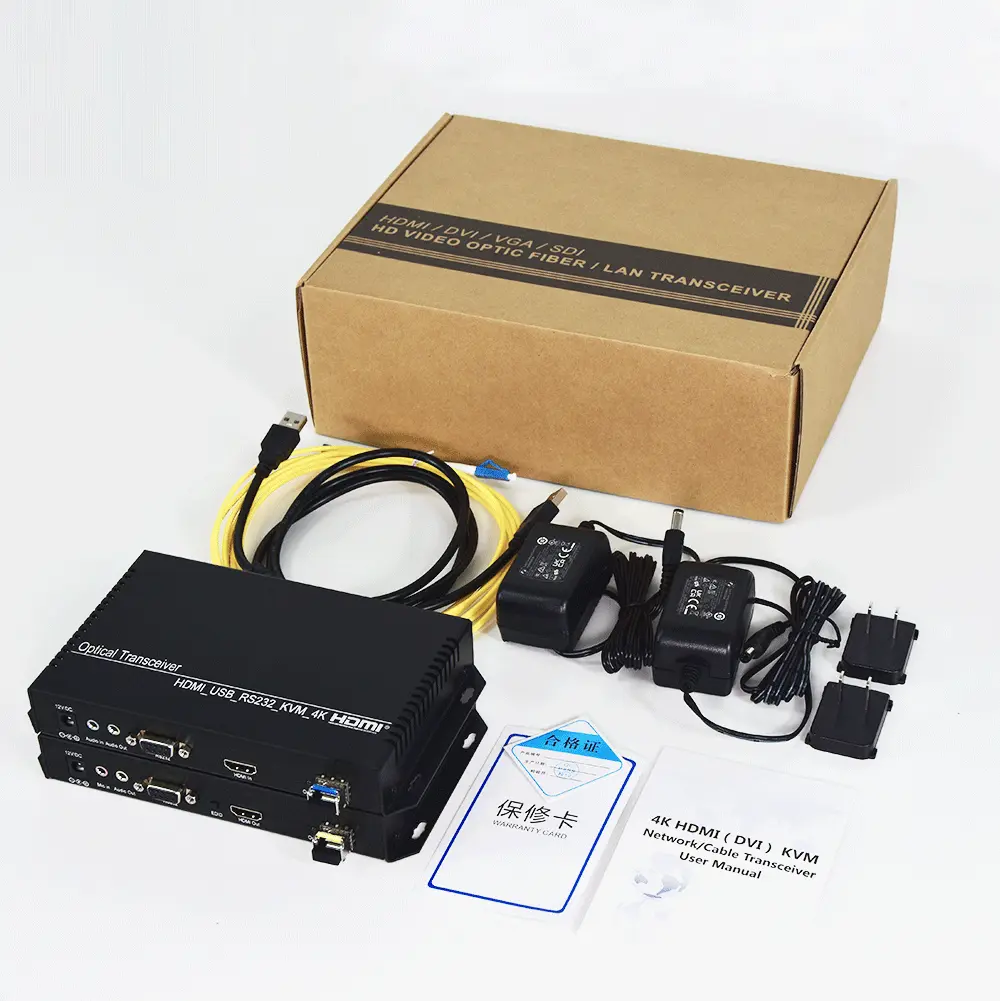 4K@30HZ HDMI/USB2.0 KVM Extender over Cat5e Cable