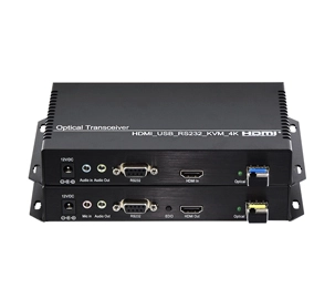 4K@30 HDMI USB2.0 Optical Fiber Extender