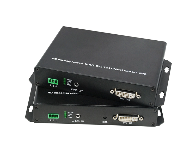 Uncompressed 1920x1200@60 DVI Fiber Optical Extender