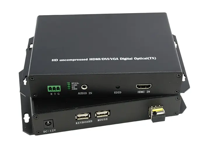 Uncompressed HDMI KVM Fiber Optical Extender